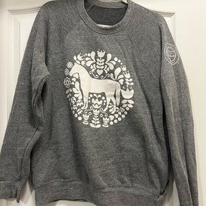 Gray & Co equestrian Nordic Pony sweatshirt